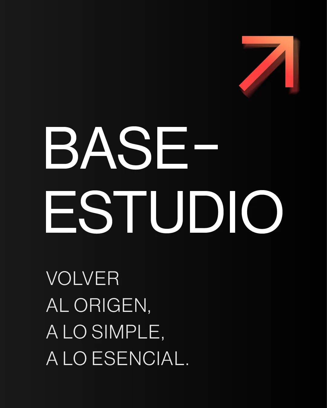 Web para el estudio de interiorismo Base Estudio